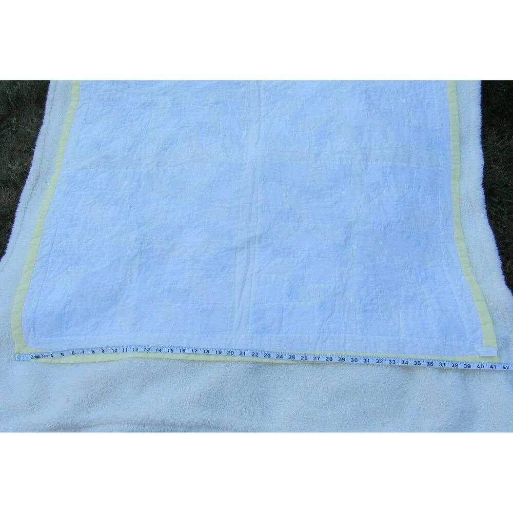 Quilt Doll Making Pattern Handmade Joycer Baby Blanket Yellow Washable Vintage